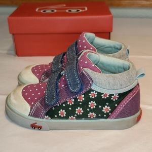 See Kai Run- Kya Green Floral